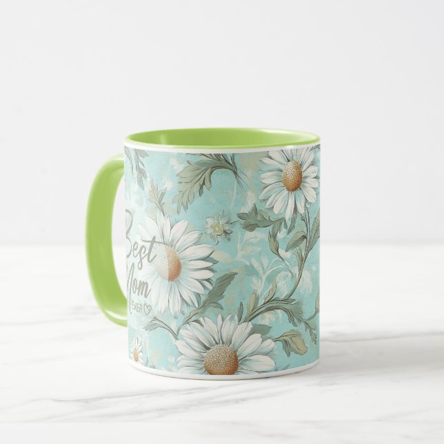 Caneca Amor Sangrento - Dia de as mães Floral Mugs (Frente Esquerda)