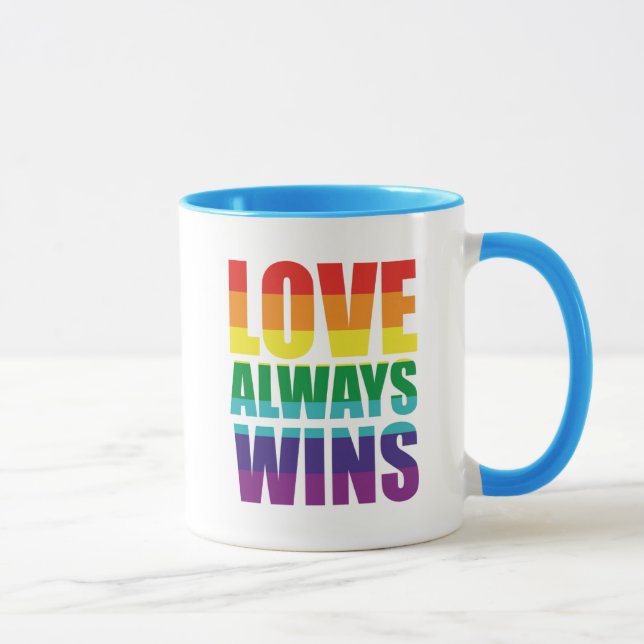 Caneca Amor sempre ganha (Direita)