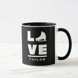 Caneca Amor Síncrono E Patinação De Figura Ao Vivo