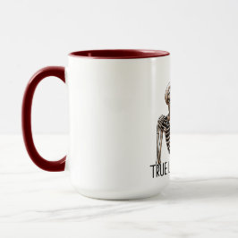 Caneca Amor Verdadeiro Nunca Morre, Skeletone Valentine D