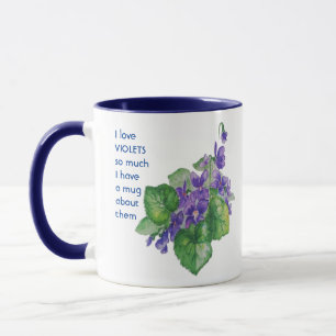 Caneca Amor, VIOLETAS, tanto que eu me divirto.