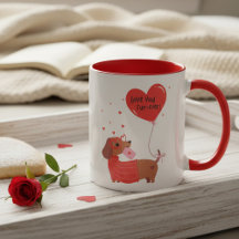 Amor Você Cachorro Para Sempre Dachshund Presente