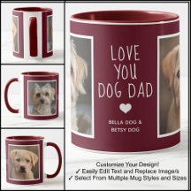 Amor Você Fotos de Papai Cachorro Moderno Marrom C