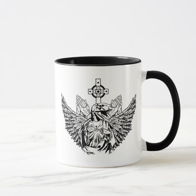 Caneca Amores de Jesus do raptor você (Direita)