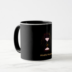 Caneca Ampulheta de Momentos Conscientes   Estética Zen P