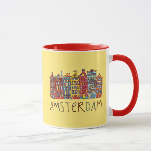 Caneca Amsterdão no mosaico (Direita)