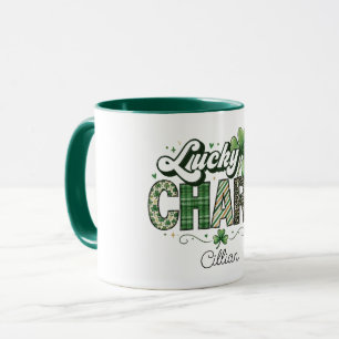 Caneca Amuleto da Sorte Tecido Vista Fofa St Patricks Fof