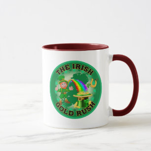 Caneca Amusing Irish Dourado Rush