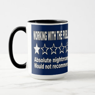 Caneca Análise de Uma Estrela Azul