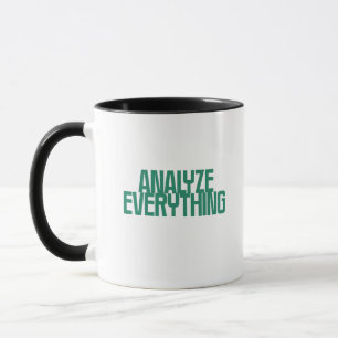 Caneca Analise Tudo Análise Abrangente de Dados