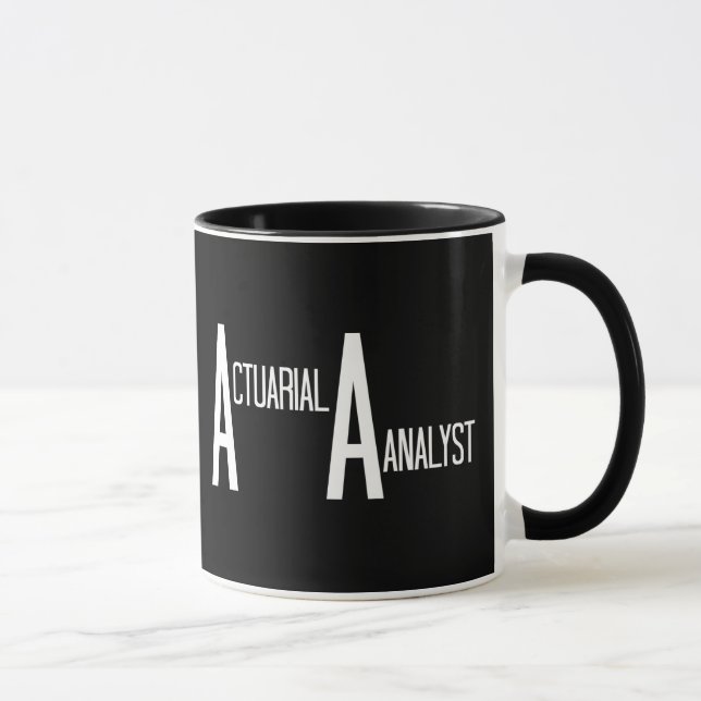 Caneca Analista atuarial (Direita)