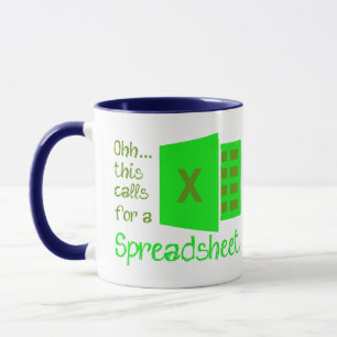 Caneca Analista de Dados - Oh, isso pede uma Planilha -