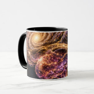 Caneca Anatomia do Cérebro da Galáxia