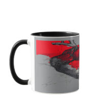 Anatomical Heart Sketch Trash Polka Art Mug