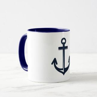 Caneca Âncora marinho azul