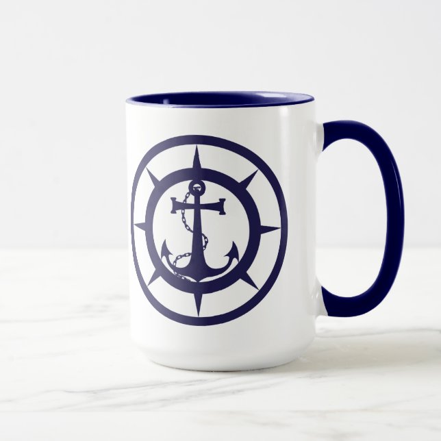 Caneca Âncora Náutica (Direita)