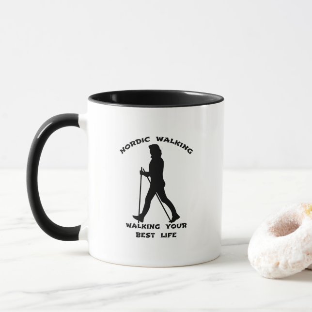 Caneca Andar Nórdico - Andar Sua Melhor Vida (Com Donut)