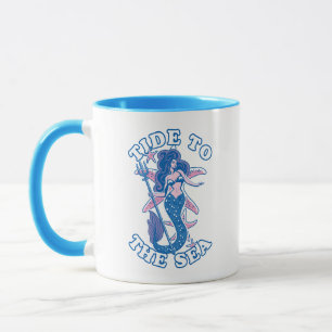Caneca Andar Para O Mar Sereia Oceânica