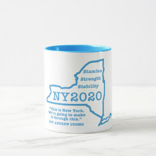 Caneca Andrew Cuomo no NY: Resistência, força, estabili