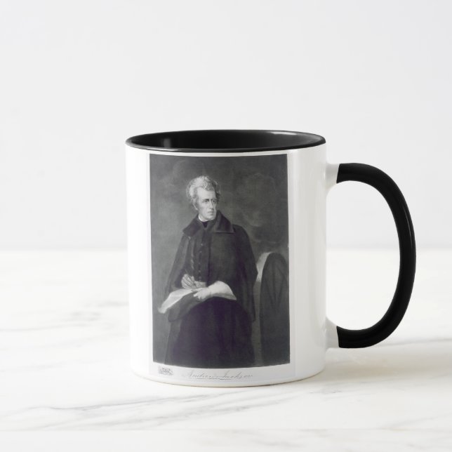 Caneca Andrew Jackson, 7a Presidente dos Estados Unidos (Direita)