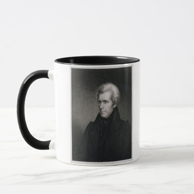 Caneca Andrew Jackson (gravura) (Esquerda)