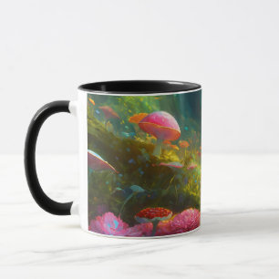 Caneca Anel de fadas de cogumelos Em Mug Clássico