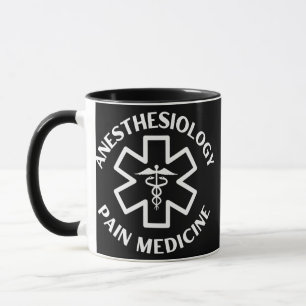 Caneca Anestesiologia Dor Medicina Médica Enfermeira Médi