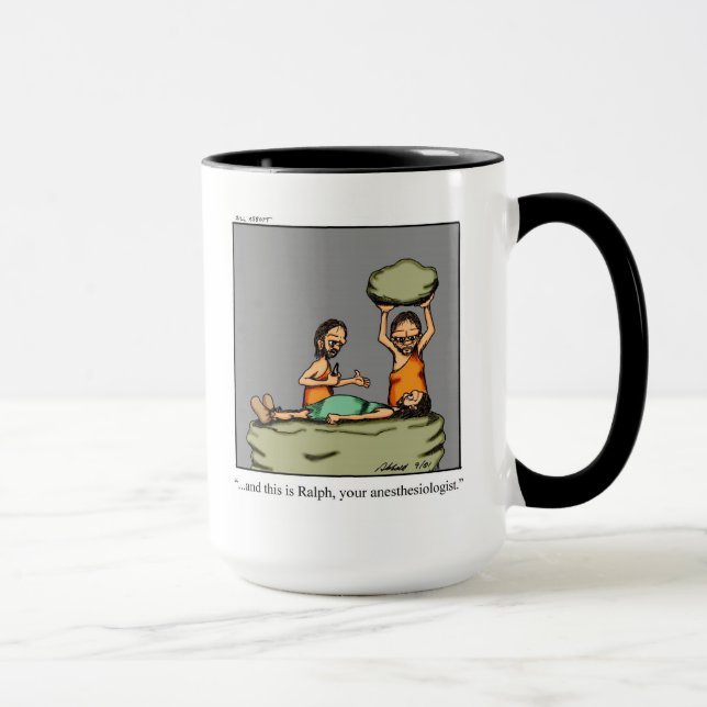 Caneca Anestesiologista engraçado Humor Mug Gift (Direita)