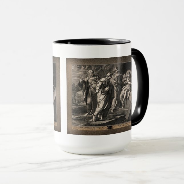 Caneca Angel Anunciando a ressurreição de Jean Roullet (Frente Esquerda)