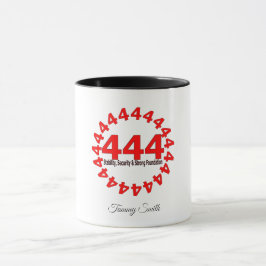 Caneca Angel Number 444 - Proteção e estabilidade Café