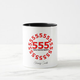 Caneca Angel Number 555 - Embrace Change