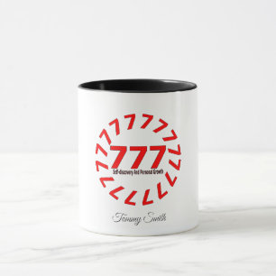 Caneca Angel Number 77 - Sorte e Despertar Espiritual