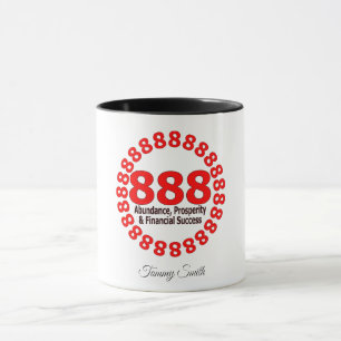 Caneca Angel Number 888 - Abundance & Infinite Blessings