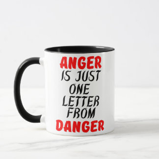 CANECA ANGER É APENAS UMA CARTA DO PERIGO