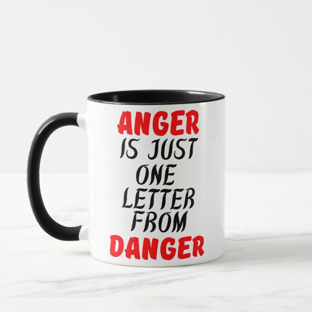 CANECA ANGER É APENAS UMA CARTA DO PERIGO (Esquerda)