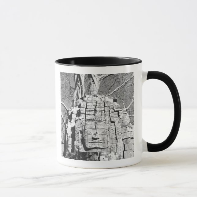 Caneca Angkor Cambodja, chefe do templo Som (Direita)