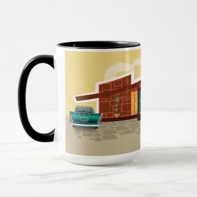 Caneca Angle Roof Meio século Modern House - SET (Esquerda)