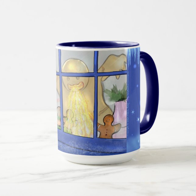 Caneca Angry Gingerbird Man Mug - Holiday Tale (Frente Esquerda)