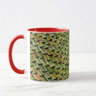 Caneca ângulos verdes