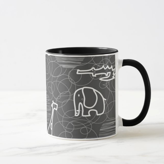 Caneca animais 5 do safari (Direita)