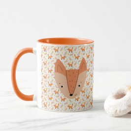 Caneca Animais da Floresta Boho Design Fox