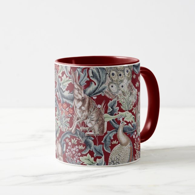 Caneca Animais da Floresta, William Morris (Frente Esquerda)