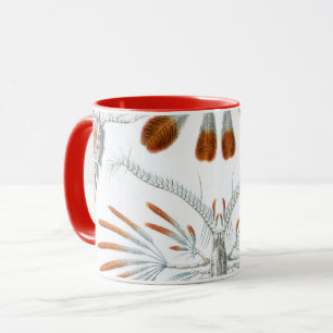 Caneca Animais Marinhos Antigos, Copepoda por Ernst Haeck