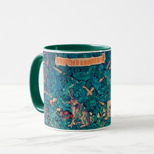 Caneca Animais na Floresta, William Morris