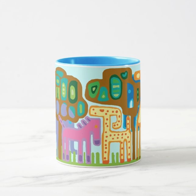 Caneca animais selvagens (Centro)
