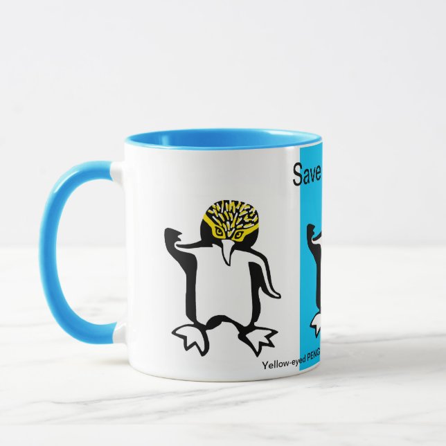 Caneca Animais selvagens - Save PENGUINS - N ature - (Esquerda)