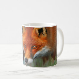 Caneca animal completa vermelha do Fox