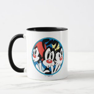 Caneca Animaniacs   Gráfico do círculo dos irmãos Warner