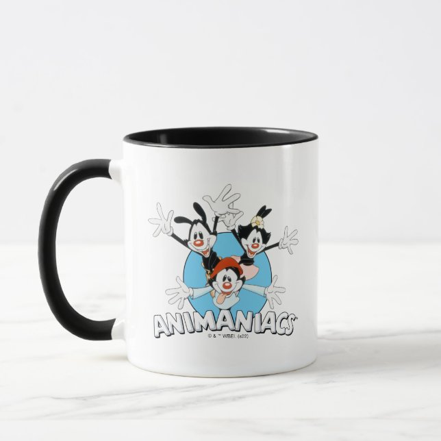 Caneca Animaniacs | Warner Siblings Arms Wide Graphic (Esquerda)