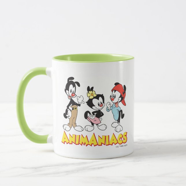 Caneca Animaniacs | Yakko, Dot, and Wakko Standing (Esquerda)